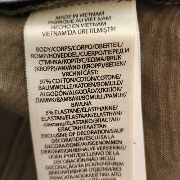 SOLD!!$115 Polo Ralph Lauren Chino Pants Mens 34x34 Green Khaki Stretch Straight - Picture 10 of 10